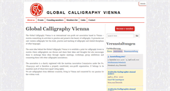 Desktop Screenshot of calligraphy-vienna.org