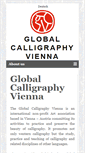 Mobile Screenshot of calligraphy-vienna.org
