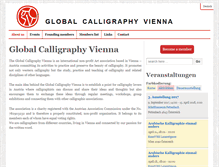 Tablet Screenshot of calligraphy-vienna.org